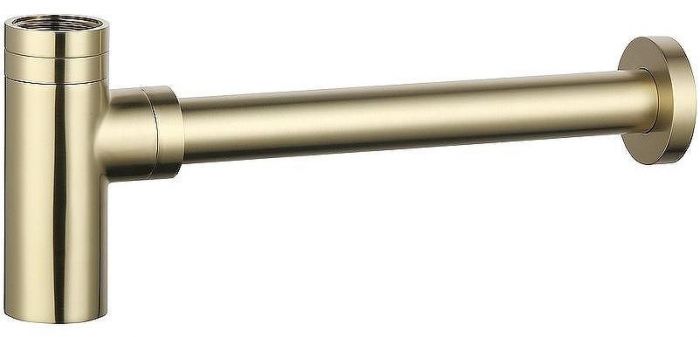 Сифон для раковины AQUAme AQM7010BG Шлифованное золото