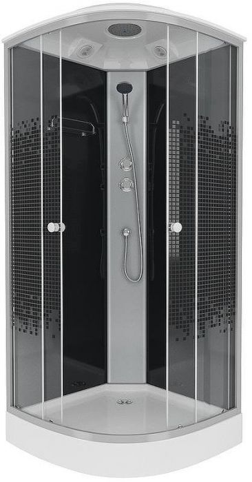 Душевая кабина Niagara Eco 90x90 NG-4501-14BLACK без гидромассажа