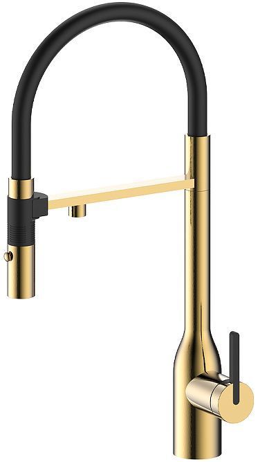 Смеситель для кухни Paulmark Magneto One Ma213188-LG цвет Светлое золото Смеситель для кухни Paulmark Magneto One Ma213188-LG цвет Светлое золото