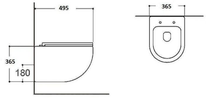 Комплект унитаза WellWant Aura WWU01122B с инсталляцией Charus City CR.200.21.01 с сиденьем Микролифт и клавишей смыва Хром глянцевый