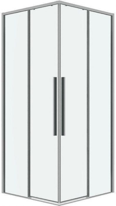 Душевой уголок Grossman Galaxy 100х100 300.K33.01.1010.10.00 профиль Хром стекло прозрачное