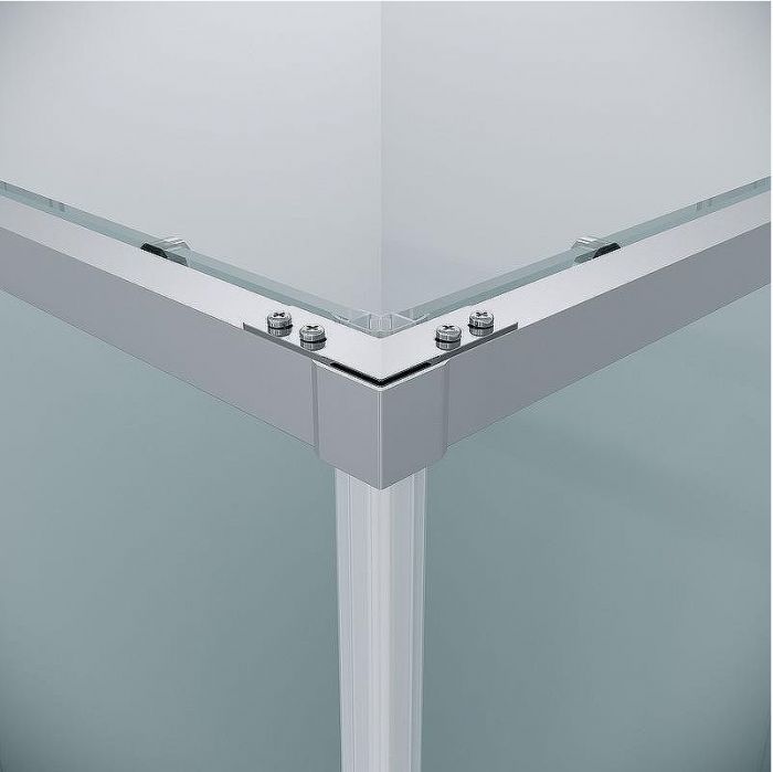 Душевой уголок Grossman Galaxy 100х100 300.K33.01.1010.10.00 профиль Хром стекло прозрачное