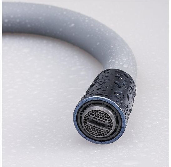 Смеситель для кухни Ekko E4223-21 цвет Синий Серый