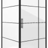 Душевой уголок Niagara Nova 90х90 NG-0290-08 BLACK профиль Черный стекло прозрачное