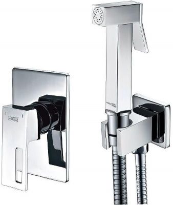Гигиенический душ со смесителем WasserKRAFT Alme A15156 Хром
