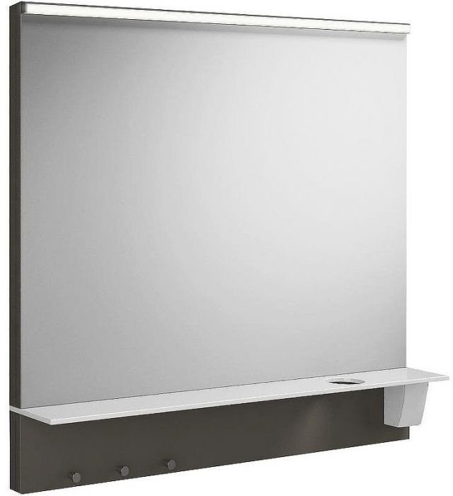 Зеркало Burgbad Eqio 90 SEZQ090F2010 с подсветкой Серое