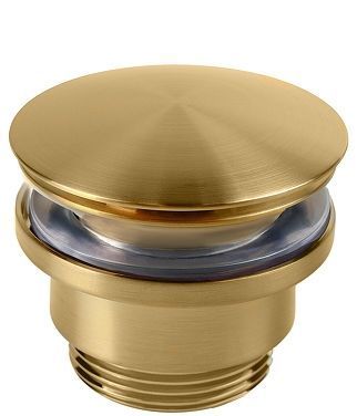 Донный клапан FILARETE FL75GL click-clack цвет Золото брашированное