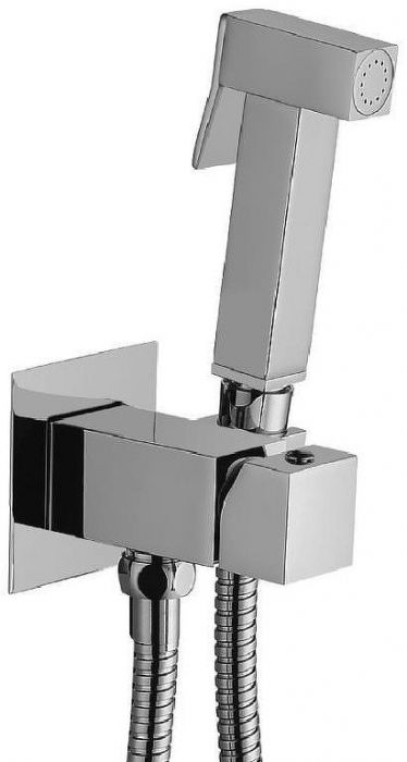 Гигиенический душ со смесителем Paffoni Tweet Square ZDUP112CR Хром