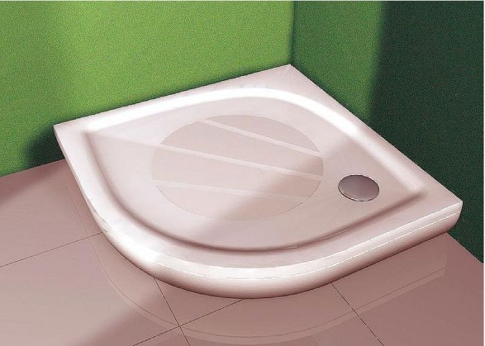 Душевой поддон из искусственного камня Ravak Elipso Pro 80х80 XA234401010 Белый