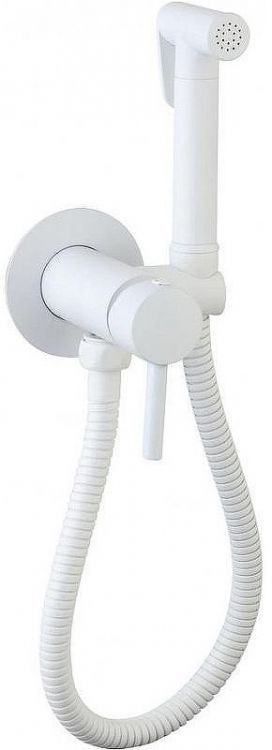 Гигиенический душ со смесителем CeramaLux KRS/005 Белый матовый