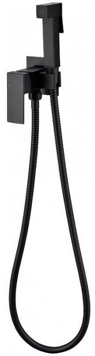 Гигиенический душ со смесителем Grocenberg GB002BL Черный матовый