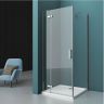 Душевой уголок BelBagno Kraft 120х90 KRAFT-AH-12-120/90-C-Cr-L профиль Хром стекло прозрачное