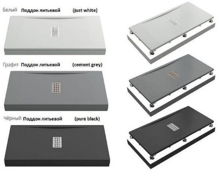 Душевой поддон из искусственного камня Creto Etna 140x90 2-0042 Белый