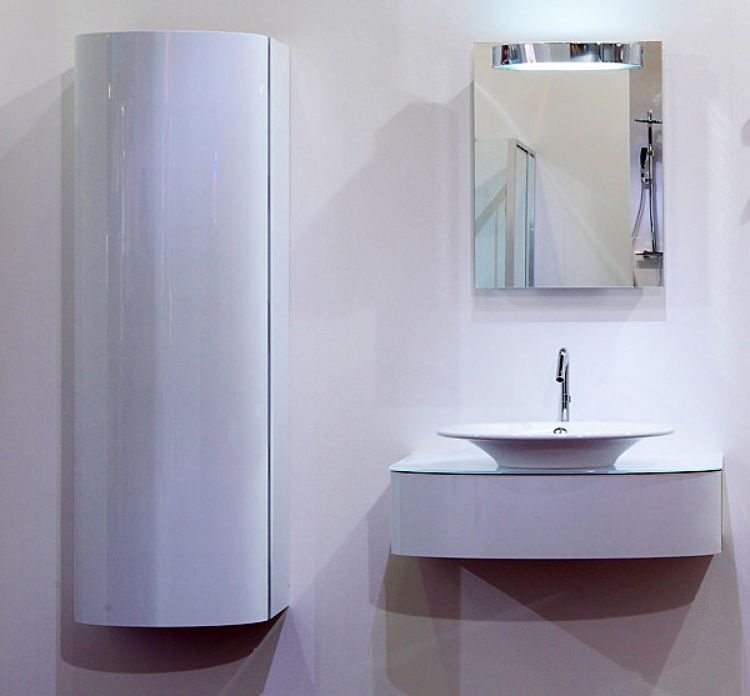 Тумба подвесная Presquile, цвет серый титан, лак, 110 см, [EB1101-N21]