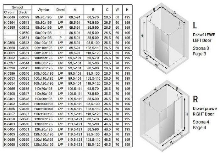 Душевой уголок New Trendy New Soleo Chrome 90x80 K-0394 профиль Хром стекло прозрачное