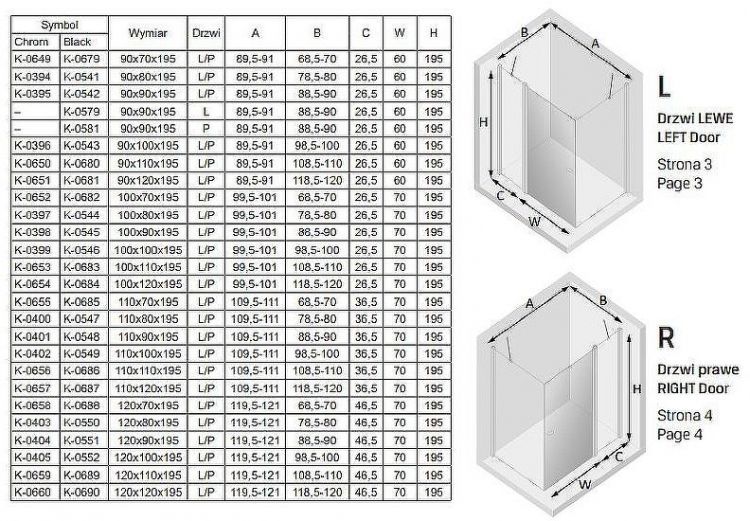 Душевой уголок New Trendy New Soleo Chrome 90x80 K-0394 профиль Хром стекло прозрачное
