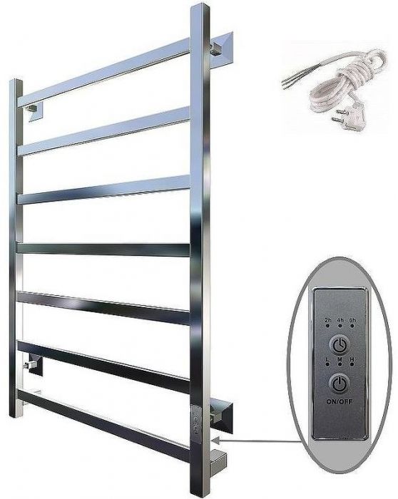 Электрический полотенцесушитель Тругор ПЭК 20 КВ 80x40 Хром