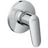 Hansgrohe Focus Смеситель для душа, встраиваемый, с маленькой розеткой, СМ, внешняя часть, цвет: хром