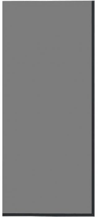 Шторка на ванну Reflexion 70х140 RX14070TBL-06 профиль Черный стекло тонированное