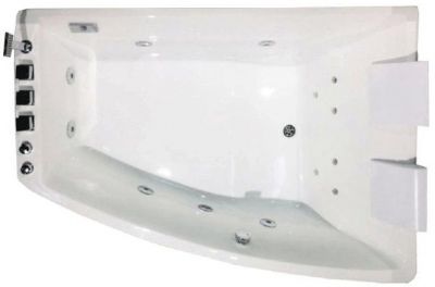 Акриловая ванна Orans 120x170 R 65100xr с гидромассажем