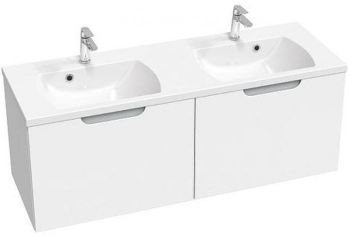 Тумба под раковину Ravak SD Classic II 130 X000001483 подвесная Белая Серая