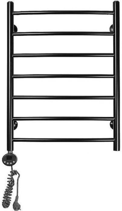 Электрический полотенцесушитель Domoterm Калипсо П7 500x700 EL Черный матовый