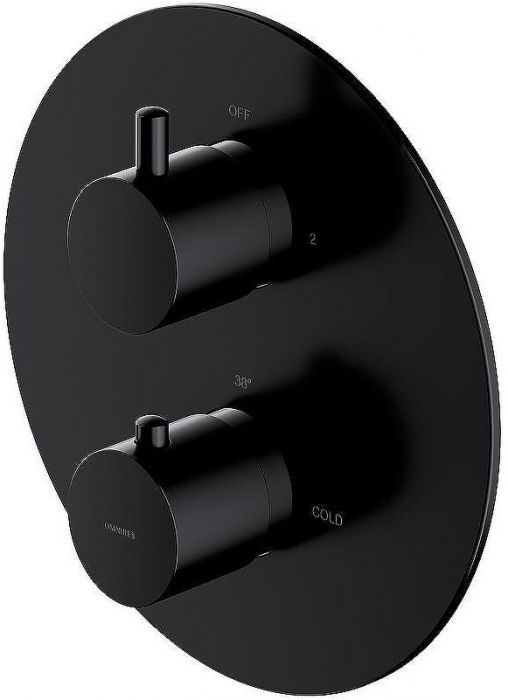Смеситель для душа Omnires Y Y1236ROBL с термостатом Черный