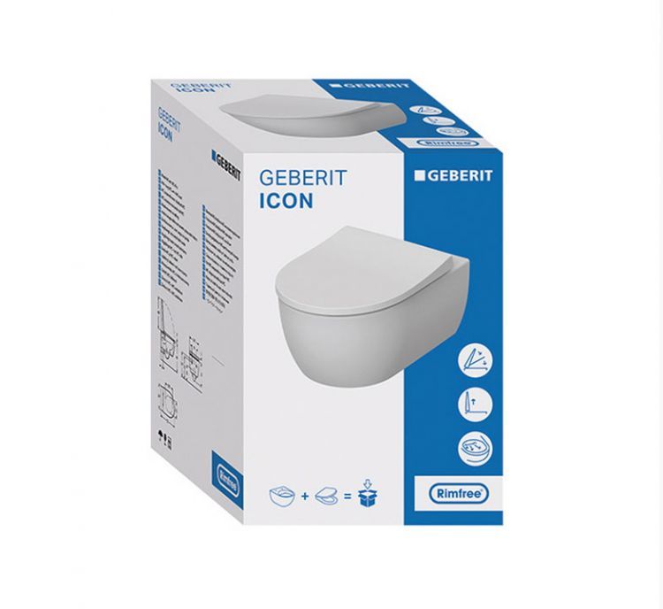 Комплект унитаза Geberit iCon 500.060.TC.I Комплект унитаза Geberit iCon 500.060.TC.I