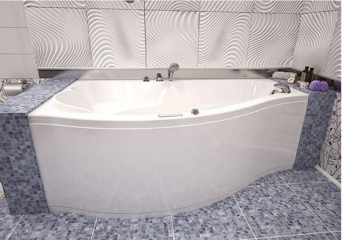 Акриловая ванна Aquanet Palma 170x90 L 204022 без гидромассажа