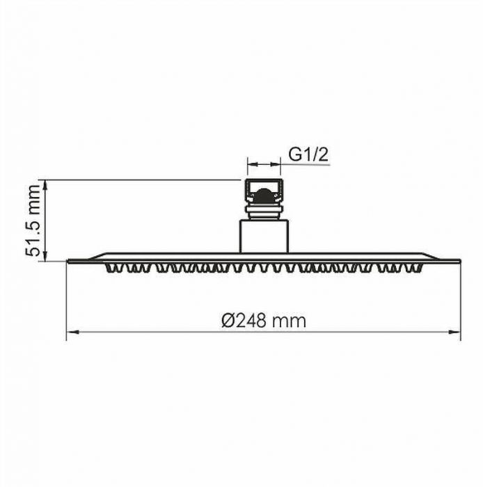 Душевая система WasserKRAFT А71208 Золото