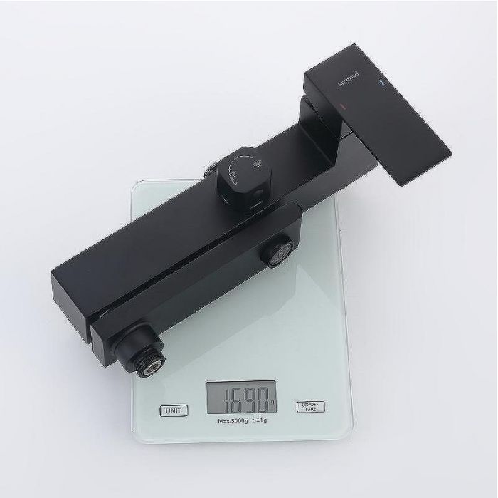 Душевая система Splenka S224.24.06 Черная матовая