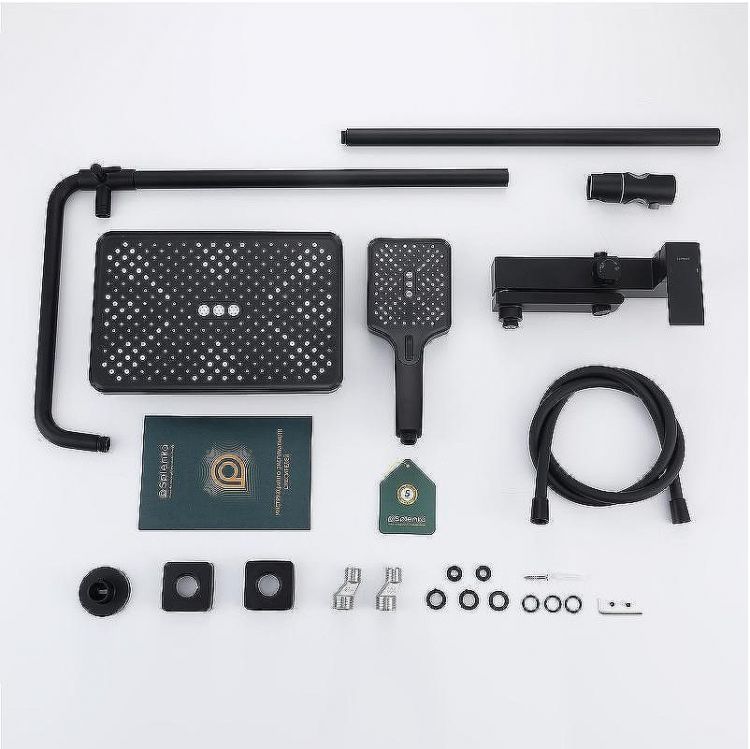 Душевая система Splenka S224.24.06 Черная матовая Душевая система Splenka S224.24.06 Черная матовая