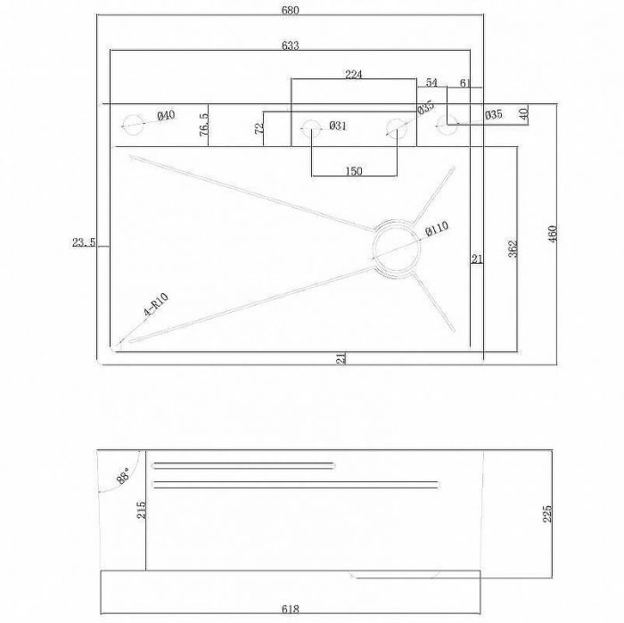 Кухонная мойка Abber Wasser Kreis 68 AF2194SP Сатин