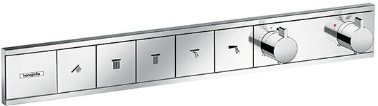 Hansgrohe RainSelect Термостат для душа, 5 источников, внешняя часть, цвет: хром