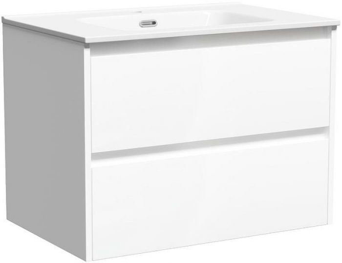 Тумба под раковину Sancos Libra 70 LB70W подвесная Белый глянец