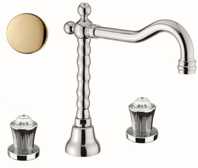 Смеситель для раковины Fiore Venere Sky 13OO0637 цвет Золото