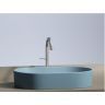 Умывальник CERAMICANOVA Element чаша накладная овальная (цвет Голубой Матовый) CN6048ML