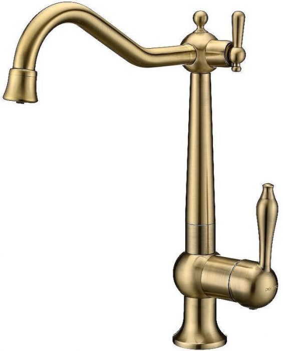 Смеситель для кухни Paulmark Retro Re213226-BR Бронза
