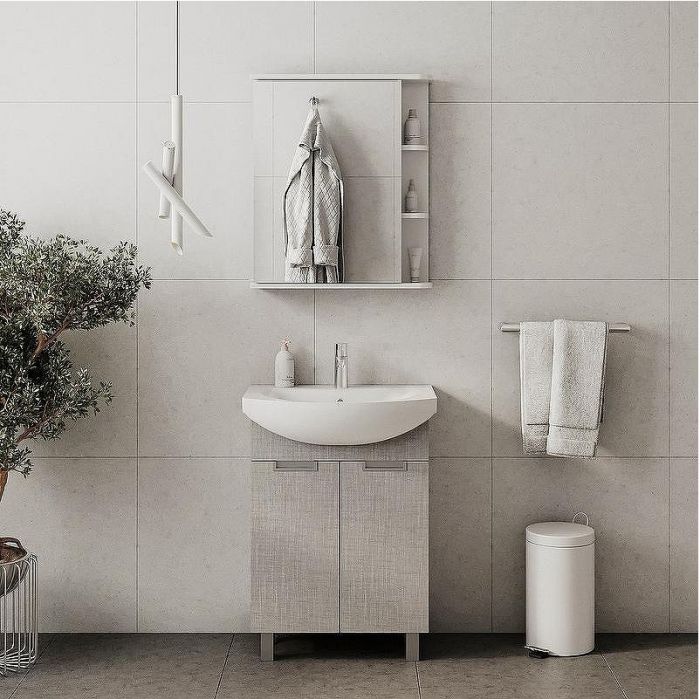 Тумба под раковину Volna Vario Sf 50.2D tnVARIO.Sf50.2D-08 Софт Белая