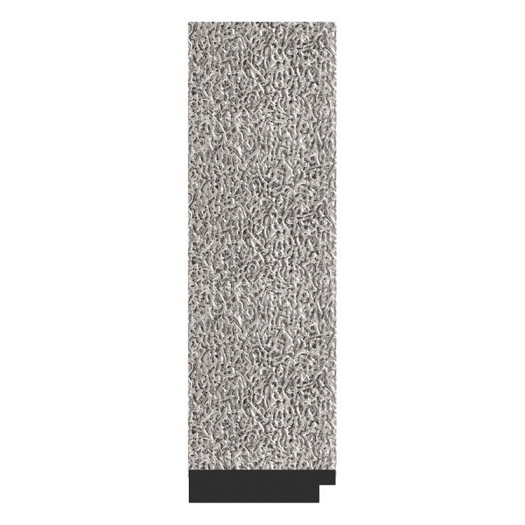 Зеркало EVOFORM  DEFENITE BY 3215 70x120 чеканка серебряная 90 мм в багетной раме