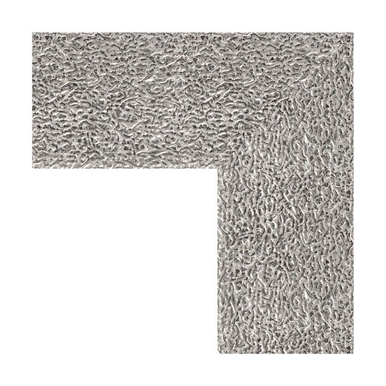 Зеркало EVOFORM  DEFENITE BY 3215 70x120 чеканка серебряная 90 мм в багетной раме