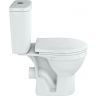 Унитаз компакт Rosa Рим 4610119203757 Белый с бачком и сиденьем Микролифт Унитаз компакт Rosa Рим 4610119203757 Белый с бачком и сиденьем Микролифт