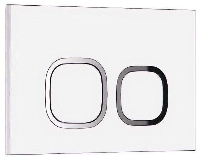 Клавиша смыва Ceruttispa CR01WH 8960 цвет Белый глянцевый Клавиша смыва Ceruttispa CR01WH 8960 цвет Белый глянцевый