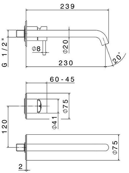 Смеситель для раковины Newform X-Steel 316 69630EX.50.050 цвет Inox Смеситель для раковины Newform X-Steel 316 69630EX.50.050 цвет Inox