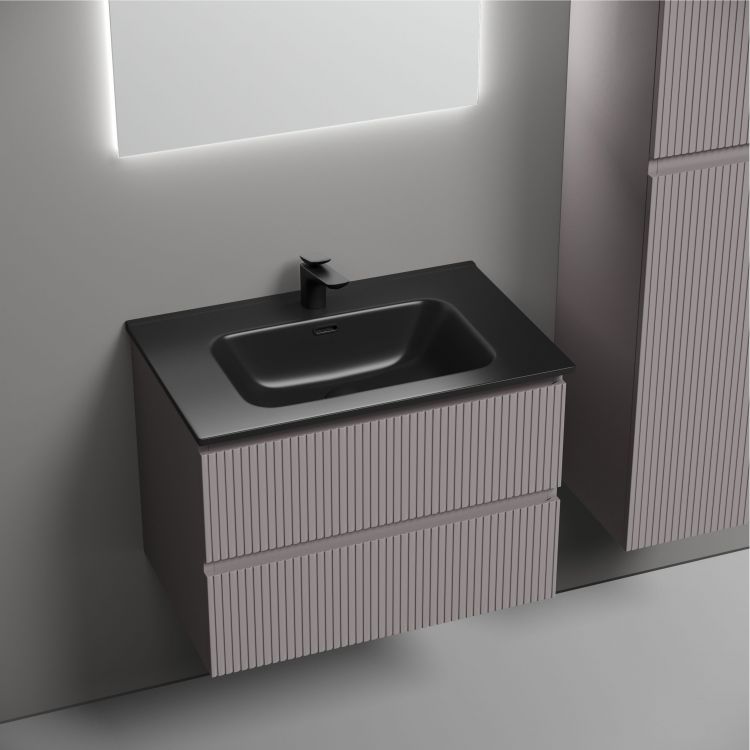 Тумба подвесная SANCOS Snob T 690х445х500, c двумя ящиками оснащенными доводчиками, Doha Soft,SNT70SM