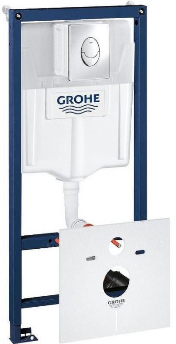 Инсталляция Grohe Rapid SL 38750001 для унитаза с клавишей смыва Хром