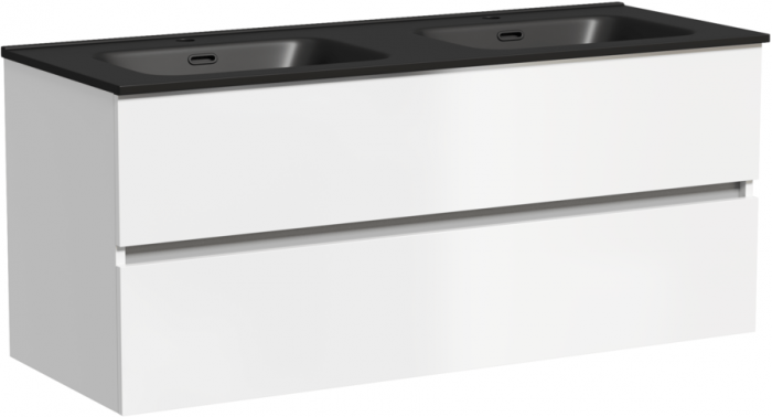 Тумба подвесная SANCOS под раковину Urban белый глянец, 1190х450х550, UR120-2W