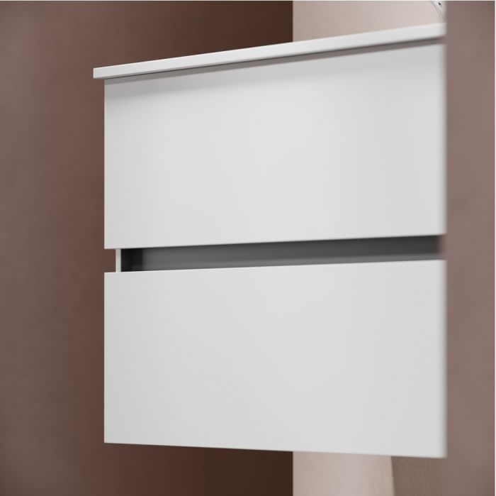 Тумба подвесная SANCOS под раковину Urban белый глянец, 1190х450х550, UR120-2W