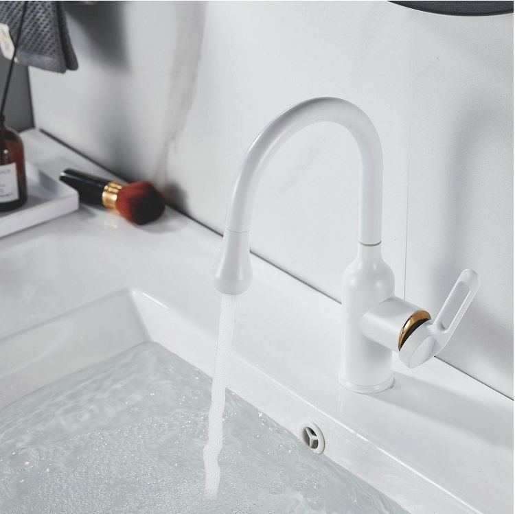 Смеситель для раковины Raffine F101C цвет Белый Смеситель для раковины Raffine F101C цвет Белый