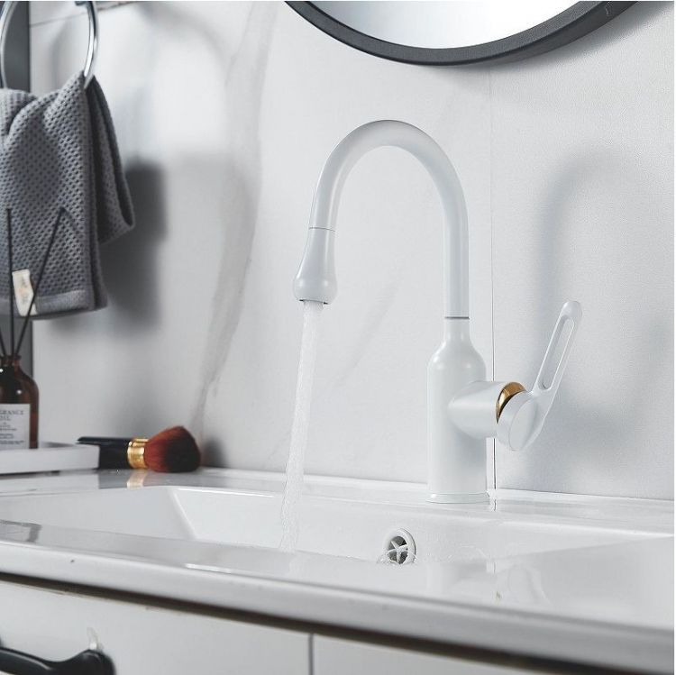 Смеситель для раковины Raffine F101C цвет Белый Смеситель для раковины Raffine F101C цвет Белый